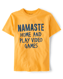 Boys Namaste Gamer Graphic Tee