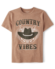 Boys Country Vibes Graphic Tee