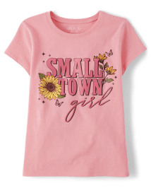 Girls Small Town Girl Graphic Tee