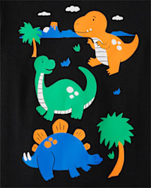 Baby And Toddler Boys Dino Graphic Tee 2-Pack