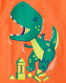 Baby And Toddler Boys Dino Graphic Tee 2-Pack