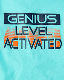 Boys Genius Level Graphic Tee