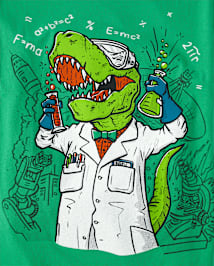 Boys Scientist Dino Graphic Tee