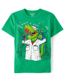 Boys Scientist Dino Graphic Tee