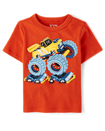 Baby And Toddler Boys Monster Truck Graphic Tee