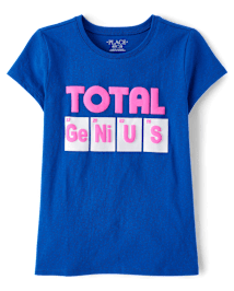 Girls Total Genius Graphic Tee