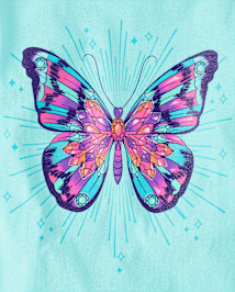 Girls Butterfly Graphic Tee