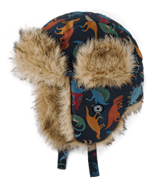 Toddler Boys Dino Trapper Hat