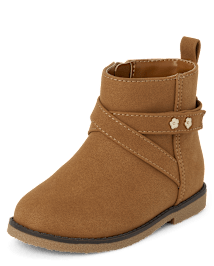 Bottines à clous fleuries pour petites filles