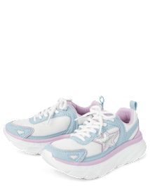 Girls Colorblock Star Running Sneakers