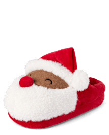 Unisex Kids Matching Family Santa Slippers