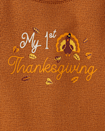 Ensemble de jeu 2 pièces Bébé First Thanksgiving