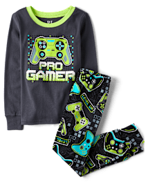 Boys Pro Gamer Snug Fit Cotton Pajamas