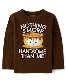 Baby And Toddler Boys S'more Handsome Graphic Tee