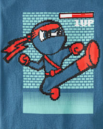 Boys Ninja Gamer Graphic Tee