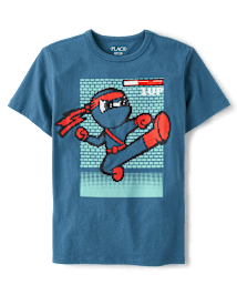 Boys Ninja Gamer Graphic Tee