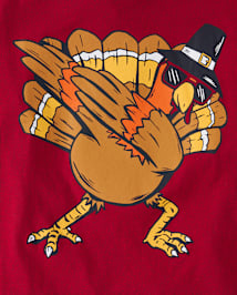 Boys Turkey Dab Graphic Tee