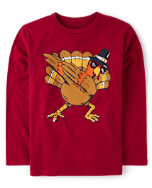 Boys Turkey Dab Graphic Tee