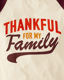 Unisex Adult Matching Family Thankful Graphic Tee