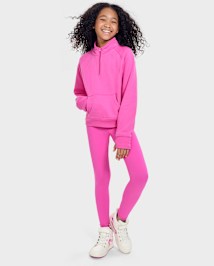 Girls Fleece Half Zip Pullover