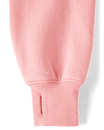 Fille Premium molleton Cropped Zip Up Kangourous