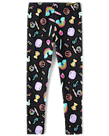 Girls Print Leggings