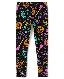 Girls Halloween Leggings