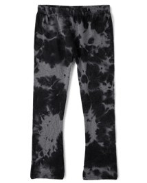 Leggingsévasé doublé en molleton Tie Dye pour Fille