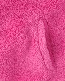 Veste zippée en sherpa pour fille