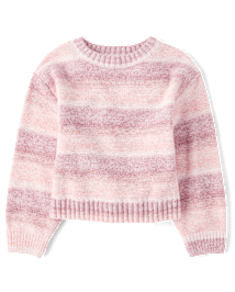 Girls Striped Sweater