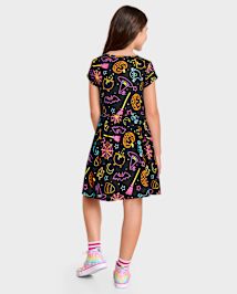 Girls Halloween Everyday Dress