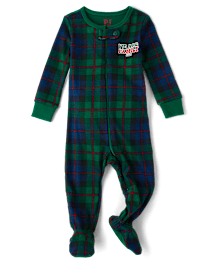 Unisex Baby And Toddler Matching Family We Are Family 2024 Snug Fit Cotton Footed One Piece Pajamas