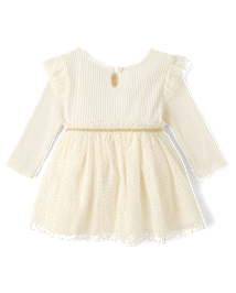 Baby Girls Ribbed Tutu Dress