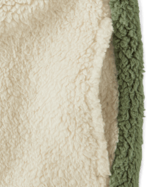 Veste Sherpa Zip Up à contraste de couleurs pour garçons