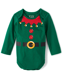 Unisex Baby Elf Graphic Bodysuit