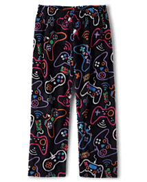 Girls Gamer Print Microfleece Pajama Pants PINK The Children s Place CA