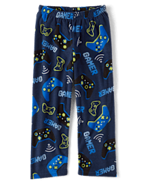Boys Gamer Print Microfleece Pajama Pants BLUE The Children s Place CA