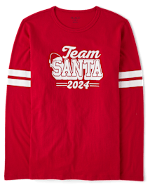 Unisex Adult Matching Family Team Santa 2024 Graphic Tee