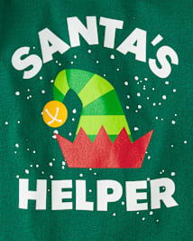 Baby And Toddler Boys Santa's Helper Graphic Tee