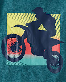 Boys Dirt Bike Graphic Tee