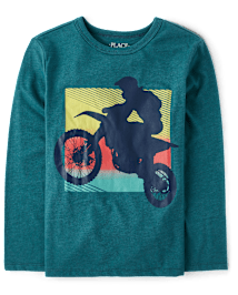 Boys Dirt Bike Graphic Tee