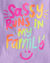 Lot de 3 t-shirts graphiques impertinents pour bébés et petites filles