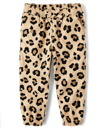 Baby And Toddler Girls Leopard Pull On Jogger Pants