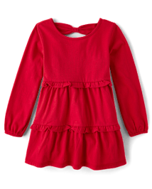 Bébé Et tout-petit, fille boucle au dos Tiered Robes