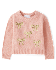 Toddler Girls Sequin Sweater