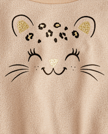 Toddler leopard sweatshirt discount
