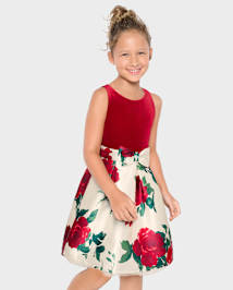 Girls fit and flare dress shop