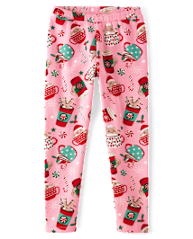 Girls Print Cozy Leggings