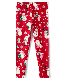 Girls Mix And Match Christmas Print Leggings CLASSICRED The Children s Place CA