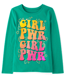 Girls Girl Pwr Graphic Tee